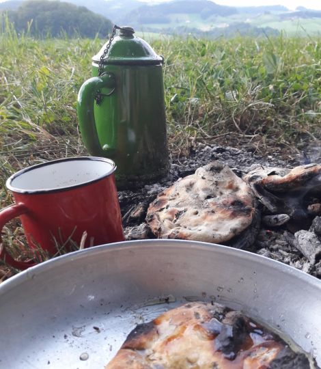 Chapati und Kaffee, was braucht der Mensch mehr?